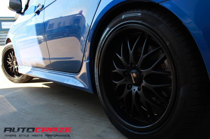 MITSUBISHI LANCER CHEETAH SPORTS BLACK SUEDE